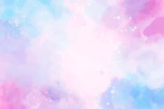 an abstract watercolor background with blue, pink and white colors