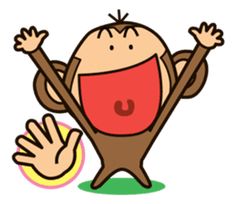 an image of a cartoon character holding his hands up in the air with one hand