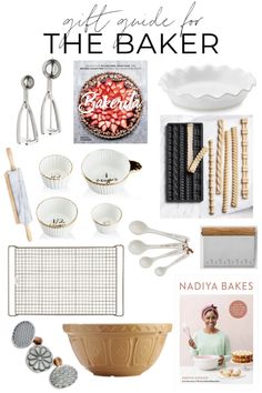 the gift guide for the baker by nadiya bakes, featured on style me pretty