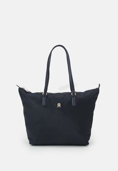 Tommy Hilfiger POPPY TOTE - Tote bag - space blue School Tote Bags, School Handbags, Tomy Hilfiger, Preppy School Bag, Bags For College, Tote Bag For School, Tommy Hilfiger Tote Bags, College Items, Tote Bag School