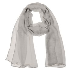 This classic looking scarf will go well with any outfit or occasion, casual or formal. Made of sheer polyester, the scarf is lightweight, soft to the touch, and a must have wardrobe staple. Perfect for all seasons and also makes a lovely gift. Available in various colors. Lightweight and soft, perfect for all seasons. Can be worn around the neck, head, on purses and hats. Material: Polyester. Dimensions: approximately 56.5"L x 19.5"W. Washing Instructions: Hand wash cold, dry in the shade. Do not bleach. If dry clean, do not use trichloroethylene. Fashion Apron, Earring Jewelry Box, Lace Tape, Ribbon Headbands, Baby Hair Accessories, Long Scarf, Bedding Collections, Scarf Hairstyles, Women Lace