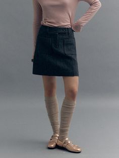 Composition : wool 55% linen 45%Color : DUST GRAY_S,DUST GRAY_MCountry of Origin : Republic of Korea Gray Knee-length Fall Skirt, Chic Gray Mini Skirt, Casual Gray Lined Mini Skirt, Dark Wash Cotton Mini Skirt, Gray Cotton Mini Skirt, Mini Skirts, Grey, The Originals, Clothes For Women