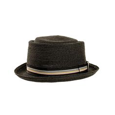 Detroit | Mens Fedora Straw Pork Pie Hat offers sleek, modern style for sunny days. Its paperbraid build and striped ribbon with buckle add sharp sophistication. Material: 100% Paperbraid Shape: Porkpie Trim: Striped Ribbon Band with Crosspiece Brim Size: 1 1/2” Crown Height: 4” Sweatband: Sewn-in Twill Fabric Imported Straw Cowgirl Hat, White Cowboy Hat, Brown Cowboy Hat, Hats For Big Heads, Leather Cowboy Hats, Patriotic Hats, Black Cowboy Hat, Outback Hat, Black Cowgirl