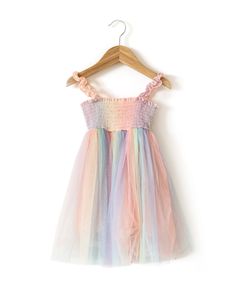 Introducing the Caught in a Dream Dress, the absolute dream dress for your little girl. This dress is perfect for birthdays, special events, or just as an everyday dress for your little princess. The Caught in a Dream Dress features a stretchy, fitted chest that provides a comfortable and secure fit for your child. The Fitted Princess Fairy Dress For Summer, Fitted Princess Style Fairy Dress For Summer, Princess Style Fitted Fairy Dress For Summer, Princess Style Fitted Twirl Dress For Dress-up, Cute Rainbow Princess Dress For Summer, Princess Style Rainbow Tutu Dress For Spring, Fitted Fairy Dress For Birthday In Summer, Fitted Princess Tutu Dress For Summer, Fitted Fairy Dress For Summer Birthday