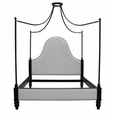 Santa Barbara Canopy Bed - Belle Escape Oar Headboard, Shabby Chic Headboard, Four Poster Bedroom, French Provincial Bed, Boho Master, Iron Canopy Bed, Carved Beds, Elegant Outdoor Furniture, Rattan Bed