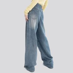 Be the star of the show with our fashion-forward vintage medium-wash high-waist jeans from the 2023 Autumn Collection! These jeans boast special features that take your flair to the next level: sanded and creased texture, zipper & button closure, and an ultra-flattering fit.Why You'll Fall In Love Vintage Vibe: Channel the spirit of the Y2K era with these jeans, perfect for capturing the energy and dynamism of the millennium. Baggy & Comfortable: The loose silhouette ensures all-day comfort, whi Jeans For Ladies, Y2k Era, Autumn Collection, Y2k Baggy, Love Vintage, 2023 Autumn, Medium Wash Jeans, Vintage Vibe, Waist Jeans