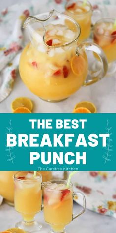 the best breakfast punch recipe with orange slices