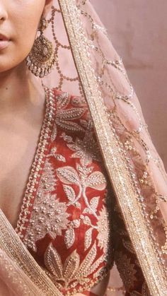 Sabyasachi Work Embroidery, Sabyasachi Borders Embroidery, Sabyasachi Blouse Designs, Sabyasachi Embroidery, Sabyasachi Designs, Saree 2023, Saree Blouse Styles, Embroidery Fashion Detail