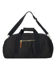 With its weather-proof design and vintage-inspired styling, Wayfarer Canvas Duffel is the travel duffel bag that outshines the rest. Made from polycotton material that is ultra-durable, this stylish duffel is packed with functional designs such as large internal compartment, front zipper pocket, reinforced bottom, carry handle, zippered main opening with protective rain cover, and detachable shoulder strap and more, which makes this the last all-purpose duffel you will ever need. Polycotton canv Casual Cotton Duffle Bag For Overnight Trips, Large Capacity Cotton Duffle Bag, Cotton Duffle Bag With Luggage Sleeve For Overnight Trips, Cotton Duffle Bag With Large Capacity For Overnight Trips, Cotton Weekender Bag For Overnight Trips, Black Canvas Travel Bag For Overnight Trips, Black Canvas Duffle Bag For Overnight Trips, Sporty Canvas Gym Bag For Travel, Functional Canvas Travel Duffle Bag