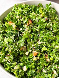 Best kale salad Healthy Kale Salad, Delicious Healthy Salads, Middle Eastern Salads, Apple Cider Vinaigrette, Potluck Salad, Salad Kale, Cider Vinaigrette, Homemade Apple Cider, Alfalfa Sprouts