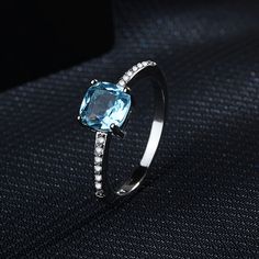 Color: Green, Blue, Peacock Blue, Light Blue Elegant Light Blue Crystal Ring For Anniversary, Elegant Light Blue Crystal Promise Ring, Blue Topaz Birthstone Ring For Formal Occasion, Elegant Blue Crystal Gemstone Ring, Elegant Blue Crystal Ring Gift, Elegant Light Blue Topaz Ring Gift, Formal Blue Round Crystal Ring, Elegant Light Blue Crystal Ring, Formal Blue Crystal Ring