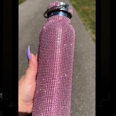 Beautiful Rhinestone Blinged Out Water Bottle. Get Yours Now As They Are Absolutely Beautiful In Person. Same As The Tomo But Portion Of The Price. Pink Color Water Bottle With Pink Crystals And 22.8 Inch Silver Chain. Can Be Worn Crossbody Or Over Shoulder. Same As Tomo Bottle And As A Good As A Yeti As It Is Made With 304/316 Stainless Steel (Bpa Free) And Has Insulation Time Of 24 Hours. Leak And Sweat Proof. Product Sizes Options: 750 Ml Is 11 X 3.15 Inches; 500 Ml Is 9.84 X 3.15 Inches Grey Mittens, Dog Tuxedo, Disney Minnie Mouse Ears, Color Water, Pink Beanies, Color Corrector, Bow Detail Dress, Pink Rhinestones, Sweat Proof