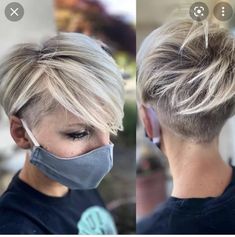 Pixie Inspirations, Chic Short Hair, Undercut Pixie, Cute Hairstyles For Short Hair, Short Hair Haircuts