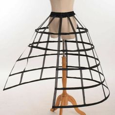 Blessume Gothic Women Split Crinoline Birdcage Petticoat Bustle Pannier Party | eBay Crinoline Cage, Crinoline Wedding Dress, Victorian Petticoat, Cage Skirt, Rococo Dress, Hoop Dress, Petticoat Skirt, 18th Century Dress, Bustle Skirt