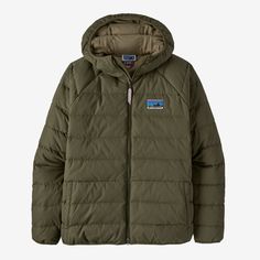 This quilted, all-wear cotton jacket is down-insulated for cold weather and celebrates Cotton in Conversion—from conventional to organic and regenerative—and our classic aesthetic. Made in a Fair Trade Certified™ factory. | Patagonia Cotton Down Jacket in Basin Green, Large - Outdoor Jackets Patagonia Cotton Outdoor Outerwear, Patagonia Cotton Outerwear For Outdoor, Patagonia Winter Cotton Outerwear, Patagonia Cotton Outerwear For Winter, Patagonia Cotton Outerwear For Fall, Patagonia Long Sleeve Puffer Jacket For Outdoor, Patagonia Long Sleeve Winter Puffer Jacket, Patagonia Long Sleeve Puffer Jacket For Winter, Patagonia Green Long Sleeve Outerwear