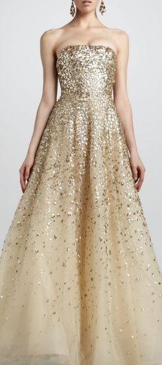 OSCAR de la RENTA Ootd Party, Champagne Art, Pop Clothing, 파티 드레스, Lovely Dresses, Fancy Dresses