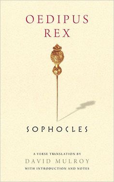 the book cover for oedipus rex by sophole's