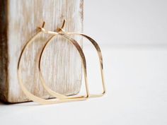 Lotus hoop earrings -  leaf earrings -  14k gold filled hoop -  simple hoop earrings -  gift for her Simple Small Hoop 14k Gold Filled Earrings, Simple 14k Gold Filled Hoop Earrings As Gift, Minimalist 14k Gold Filled Hoop Earrings, Delicate Handmade Everyday Hoop Earrings, Handmade 14k Gold Filled Delicate Hoop Earrings, Minimalist Small Hoop Earrings In 14k Gold Filled, Handmade 14k Gold Hoop Earrings For Everyday, Minimalist Hand Forged Earrings For Everyday, Everyday Handmade 14k Gold Filled Hoop Earrings