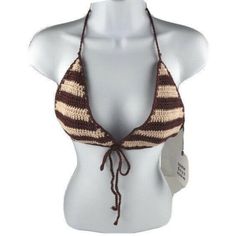 New With Tags Some Days Lovin Miles Crochet Triangular Tie Front Bikini Top Size Medium. 100% Cotton Shell, 85% Polyester And 15% Elastane Color Maroon And Peach Color May Vary Slightly $80 Msrp Smoke Free Pet Friendly Home Please Ask All Your Questions Prior To Purchasing Crochet Inspo, Peach Color, Crochet Bikini, Womens Swim, Pet Friendly, Crochet Projects, Bathing Suits, Size Medium, Pet