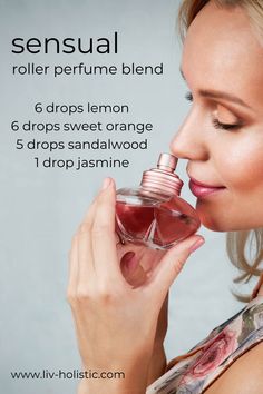 Essential Oil Perfume Recipes, Pheromone Perfume Diy, Hair Perfume Diy, Essential Oil Roller Bottle Recipes, Essential Oil Beauty