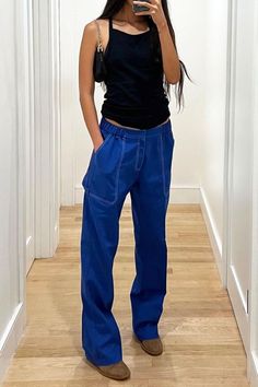 fall outfit 2023, fall date night outfit, vintage painter pants Painter Pants, Painters Pants, Trip To Italy, Lapis Blue, Duck Canvas, Utility Pants, Past And Present, Mom Jeans, Painter