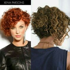 Assymetrical Hair, Short Permed Hair, Short Natural Curly Hair, Highlights Curly, Short Curly Hairstyles, Bangs Curly, Hair Aesthetic