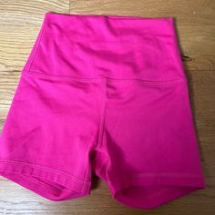 Color: Hot Pink Condition: New. Never Worn. Size: Xxs Pink High Waist Athletic Shorts With Built-in Shorts, High Waist Cotton Sports Shorts, Pink High-waisted Athletic Shorts With Built-in Shorts, Pink High Waist Athleisure Athletic Shorts, Pink High Waist Athletic Shorts For Athleisure, High Waist Pink Athletic Shorts, Sporty Pink Boxer Briefs For Sports, High Waist Fitted Cotton Biker Shorts, Fitted Cotton Athletic Shorts For Workout