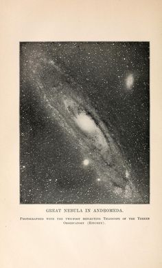 an image of the andromeda galaxy in black and white