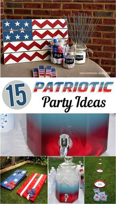 patriotic party ideas and decorations for the fourth of july