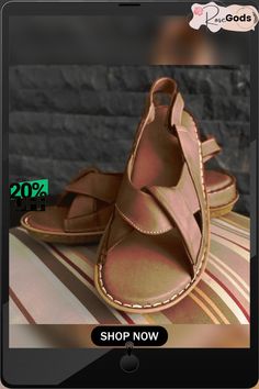 Women Summer Soft Sole Sandal Shoes Flat Comfortable Brown Closed Toe Slingback Sandals, Summer Soft, Sandal Shoes, Open Toe Shoes, Shop Shoes, Casual Flats, Unique Designers, Toe Shoes, Shoe Shop