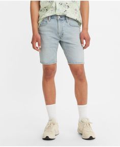 Let your legs breathe a little. We made these jean shorts with a modern, slim-but-not-skinny fit that'll pair with pretty much anything in your line-up. And because comfort is key, it's got a soft hand-feel. Belted Blazer, Days Like This, Comfy Shorts, Levi Shorts, Slim Fit Shorts, Pocket Jeans, Mens Denim Short, Slim Fit Men, Swimsuit Tops