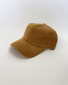 Corduroy material baseball cap. Comes in both Khaki and Burgundy. Adjustable. The perfect accessory for fall! Fall accessories, fall style, women's accessories, women's hat. Corduroy Cap, Corduroy Material, Fall Accessories, Fall Style, Hats For Women, Baseball Cap, Women's Accessories, Autumn Fashion, Baseball