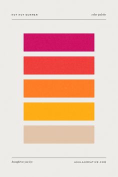 color palette | beachy colors | sunset colors Orange Pink Color Scheme, Summer Design Aesthetic, Pink Orange Pallete, Orange Contrast Colors, Pink Orange Gold Color Palette, Summer Sunset Color Palette, Glow Color Palette, Color Palette Orange Pink, Vibrant Colour Pallete