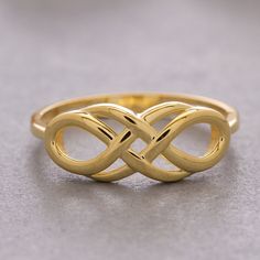 ★14K Solid Gold Infinity Ring, 925 Sterling Silver Infinity Ring, Dainty Infinity Ring, Love Ring, Mother's Day Gift, Valentine's Day Gift ★ ★ IMPORTANT SHIPPING & PRODUCTION DETAILS!! ★ RINGS: All rings are made to order at the selected size requested during checkout. I do not use a formula to determine ring sizing for wide bands (Unless noted within the listing) so if you select a size 6 and purchase 8-10 rings each ring will rest at the US ring size 6. All rings made at US ring sizes though y Gold Infinity Ring Jewelry, Gold Infinity Jewelry As A Gift For Her, Everyday Infinity Gold Rings, Infinity Ring Design, Gold Infinity-shaped Jewelry Gift For Her, Symbolic Infinity-shaped Gold Jewelry, Heart Infinity Ring, Gold Infinity Ring, Silver Infinity Ring