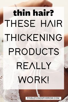 I have thin hair and have tried tons of products over the years. These 6 products have truly transformed my hair from thin to thick! Best Thinning Hair Products, Best Products For Fine Thinning Hair, Wiglets For Thinning Hair, Texturizing Hair Products, Hairstyles For Thinning Hair On Top, Thinning Hair Women, Worst Haircuts, Hair Thickening Products, 70 Hairstyles