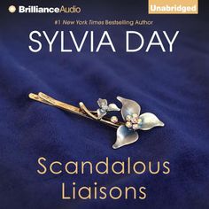 a brochure with a flower on it and the words, scandalous liaisons