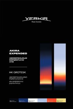 the back cover of an ad for yeekir's new album, with different colors