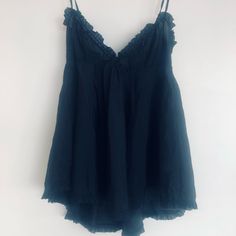 This Is A Beautiful Set By Vanessa Bruno That Was Purchased A Size Too Small And So..Never Worn. 100% Silk. Size 2 Designer Would Suit A Us 0/2 Best. Black Camisole For Spring Loungewear, Black Summer Camisole For Loungewear, Cotton Spaghetti Strap Camisole For Night Out, Summer Date Night Camisole Sleepwear, Feminine Night Camisole For Summer, Chic Spaghetti Strap Sleepwear For Night, Chic Sleepwear With Spaghetti Straps For Night, Chic Camisole For Loungewear, Black Summer Camisole For Night