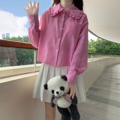 size: one sizestyle: kawaii cute girl studentseason: WinterPlease allow 2-4cm error due to manual measurement.Shirt：Length:52-60cm Bust:110cm Sleeve:53cm Sweater：Length:55cm Bust:108cm Shoulder:39cm Japanese Winter, Preppy Mode, Girly Preppy, Kawaii Sweatshirt, Vest Sweater, Style Kawaii, Kawaii Christmas, Anime Sweatshirt, Harajuku Outfits