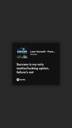 Loose Yourself Eminem, Lose Yourself Eminem Spotify, Positive Lyrics Songs, Lose Yourself Eminem Lyrics, Qoutes From Songs Lyrics, Eminem Lyrics Wallpaper, Lyrics Pfp, Eminem Wallpapers Lyrics, Eminem Wallpapers Aesthetic