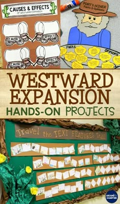 the westward extension hands - on project is an easy and fun way to teach kids about west