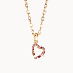 Our new Pink October M Charm Necklace is the Merci Maman Heart, in a new limited edition Pink Crystal for Pink October. This re-designed classic will add a pop of pink sparkle to all your Merci Maman jewelry.18K Champagne Gold Plated or 925 Sterling SilverPink October M Charm: 0.4x0.3 Charms are removable from this chain and can be worn on all Merci Maman chain lengthsSent with love in a complimentary gift box Pink October, Pink Sparkle, Champagne Gold, Pink Crystal, Chain Styles, Chain Lengths, Gift Bag, Charm Necklace, Gold Plate