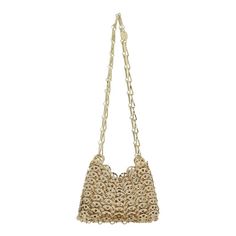 '1969 Nano' Shoulder Bag With A Gold Metal Knit Fabric And A Chain Shoulder Strap. Color: Gold Size & Fit: W 13 X H 9 X D 3 Cm Composition: 100% Brass Made In: Madagascar Sku: Jul-20pss0127met002p711 Welcome To The Official Luosophy Poshmark Closet! Luosophy Is A Luxury Brand Reselling Company Founded In San Diego, Ca From 2016. All Our Products Are Imported From Italy And Sold In The Usa. We Do Our Best To Provide High Fashion, Luxury Items At Affordable Prices. We Guarantee All Our Products Ar Elegant Crochet Bag With Gold-tone Hardware, Luxury Beige Shoulder Bag With Chain Detail, Luxury Beige Shoulder Bag With Chain, Gold Bucket Bag With Chain Strap, Luxury Beige Crochet Bag For Evening, Luxury Beige Crochet Evening Bag, Chic Gold Crochet Bag For Daily Use, Elegant Evening Shoulder Bag With Chainmail, Gold Crochet Bag For Everyday Chic Style