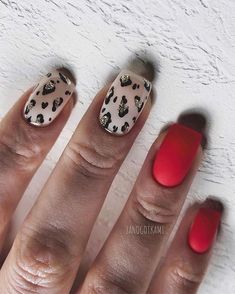 Cheetah Nails, Leopard Print Nails, Her Nails, Leopard Nails, Animal Print Nails, Trendy Nail Art, Summer Nail, Artificial Nails