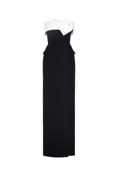 Luxury Maxi Dress For Workwear, Luxury Structured Party Dress, Black Midi Dress For Black-tie Events, Elegant Midi Dress For Black-tie Events, Modern Black Maxi Dress For Work, Modern Fitted Maxi Dress For Cocktail, Modern Black Dress For Gala, Luxury Black Structured Dress, Chic Structured Evening Dress