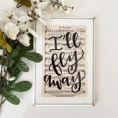 an old sheet music with the words'elegy & always'written on it