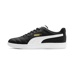 Astro Kick SL Men's Sneakers, Puma Black-Puma Team Gold-Puma White, extralarge Shoes Puma, Sneakers Puma, Black Puma, Pumas Shoes, Synthetic Leather, Puma Sneaker, Men's Sneakers, Men's Shoes, Stitching