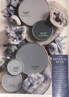 an article in a magazine about mineral hues