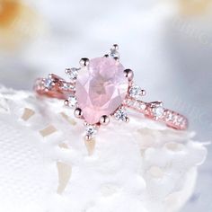 Pear Shaped Rose Quartz Engagement Ring White Gold 0.8 Carat | BBBGEM Pink Gold Solitaire Jewelry For Wedding, Pink Gold Solitaire Wedding Jewelry, Wedding Rings In Pink Gold With Center Stone, Pink Gold Gemstone Wedding Rings, Pear-shaped Rose Gold Ring For Proposal, Pink Gold Wedding Rings With Center Stone, Elegant Pink Gold Diamond Ring For Wedding, Elegant Pink Gold Diamond Wedding Ring, Morganite Pear-shaped Wedding Rings