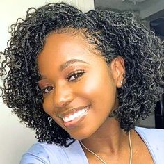 Locs Inspiration, Curly Faux Locs, Dreadlock Styles, Flat Twist, Natural Hair Inspiration